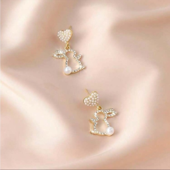 Bunny Dangle Earrings - Picture 5 of 6